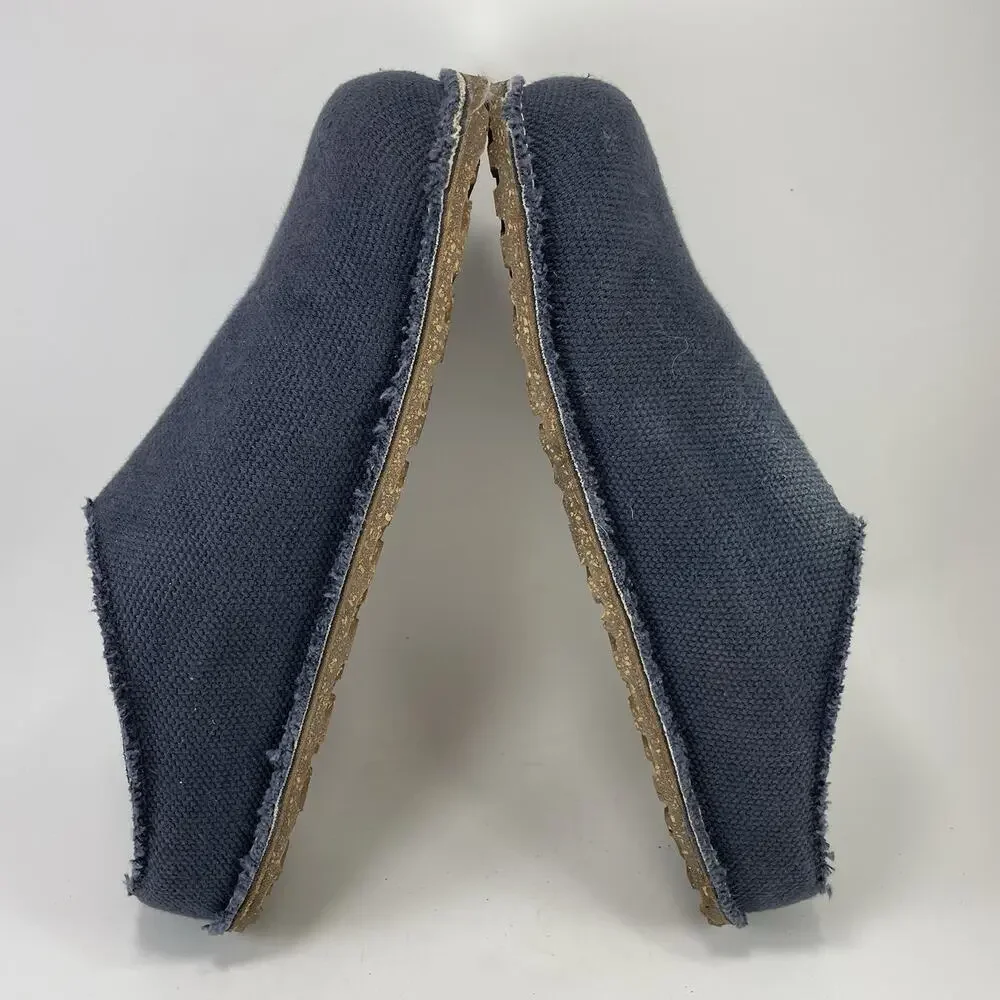 Birkenstock Zermatt Premium Textile Blue Slippers Mens Size 46 US 13 Clogs Mules